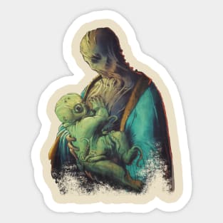 Mother Hydra and Deepone Sticker